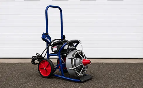 Small Electric Plumbing Auger - Heavy-duty drain cleaning machine